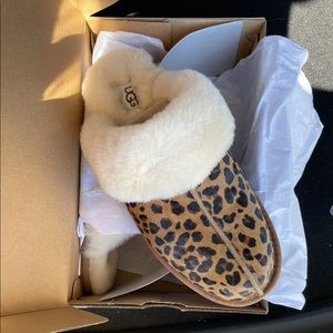 COPY - UGG Scuffette II Leopard Natural 1112283 Slipper Slip-on Women's US size…